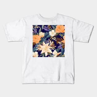 Wedding Flowers Pattern 16 Kids T-Shirt